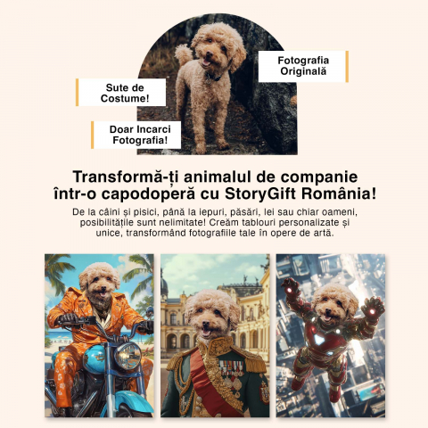  Tablou Canvas Personalizat Regina Iernii Cu Jachetă Elegantă Și PrăjituriMarime 40x25CM [1]