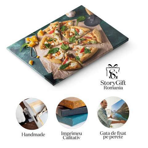Pizza Proaspătă cu Cheddar și Feta - Deliciu Culinar, Marime 40x25CM [1]