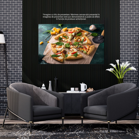 Pizza Proaspătă cu Cheddar și Feta - Deliciu Culinar, Marime 40x25CM [2]