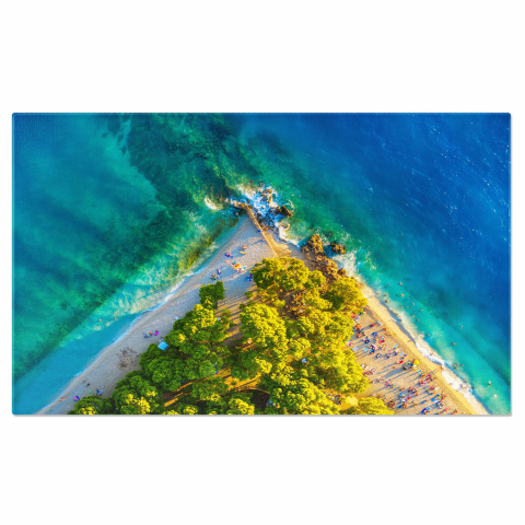 Păduri - Plaja Copaci Vedere de Sus, Marime 40x25CM