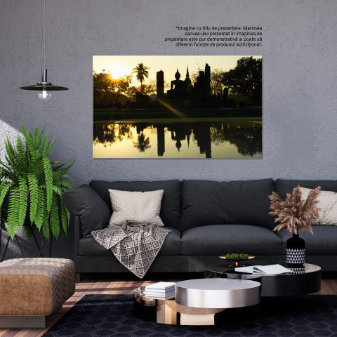 Tablou Canvas Plaja de Vara in Grecia, Myrtos Beach in Kefalonia, grecia, mare, vara, peisaj, turcoaz. 120x80CM [3]