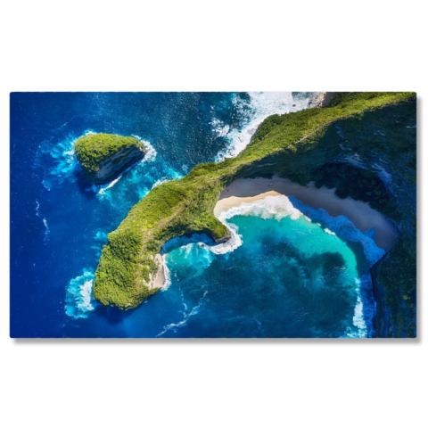 Peisaje cu Drona - Tablou Canvas Plaja Kelingking in Nusa Penida, Insula Bali, Indonezia V, aerial, peisaj marin, plaja, turcoaz, coasta 2580 40x25CM