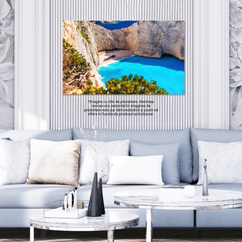Tablou Canvas Plaja Navagio din Zakynthos, Grecia; Grecia, Zakynthos, Plaja, Navagio, Peisaj Marin 90x60CM [2]