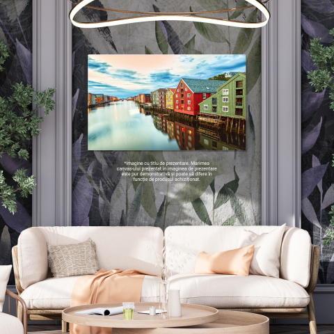 Tablou Canvas Plaja Tropicala, resort, plaja, palmieri, ocean, paradis, turism, vara 40x25CM [2]