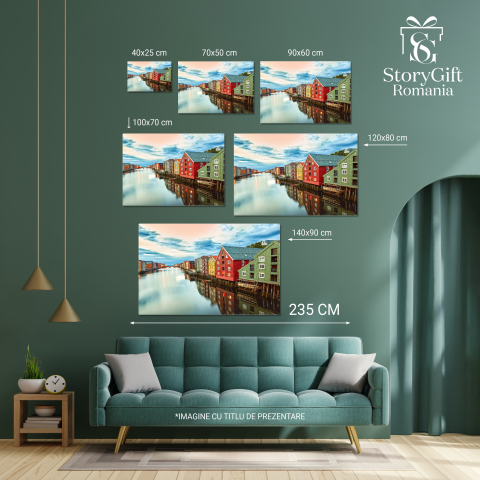 Tablou Canvas Plaja Tropicala, resort, plaja, palmieri, ocean, paradis, turism, vara 40x25CM [3]