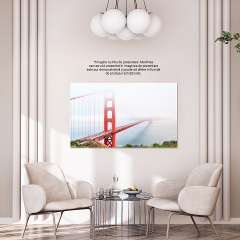 Podul Golden Gate la Vedere: Bijuterie înaltată de Plajă și Oceanul Pacific, Marime 40x25CM [3]