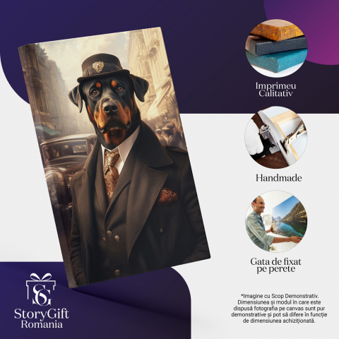  Tablou Canvas Personalizat Polițist Aristocrat Cu Palton Negru Și Cravată Colorată




Marime 40x25CM [3]