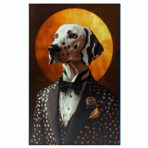 Personalizate cu Animalul Tau -  Tablou Canvas Personalizat Sacou Negru Cu Accesorii Aurii




Marime 40x25CM