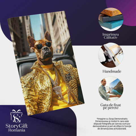  Tablou Canvas Personalizat Fashion Modern Pe Străzile Din New YorkMarime 120x80CM [3]