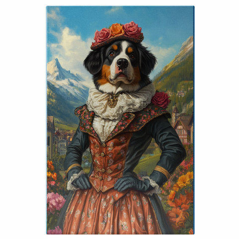 Natură - Tablou Canvas Personalizat Portret Marchiza RegalăMarime 40x25CM