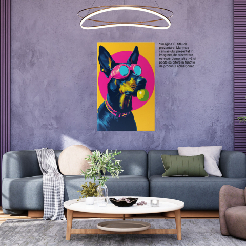 Tablou Canvas Portretul Ciobănesc German, Marime 40x25CM [2]