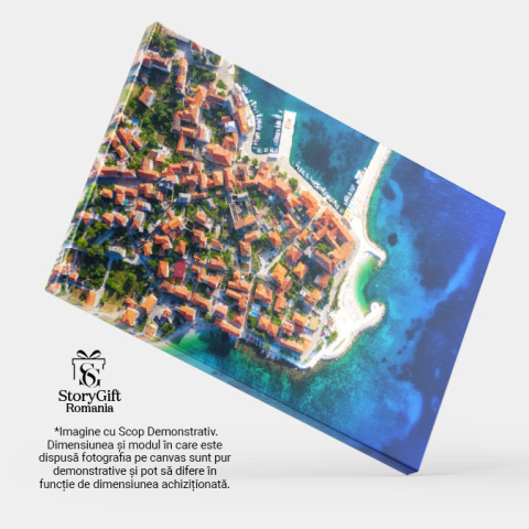 Tablou Canvas Portul Pictoresc din Orasul Vechi Dubrovnik Dubrovnik, Croatia, oras vechi, apus, port 1729 40x25CM [3]