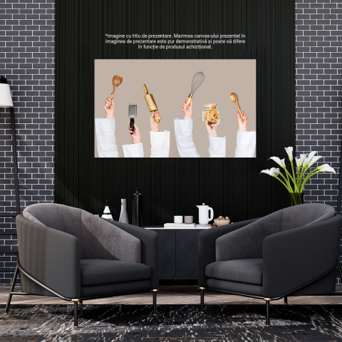 Tablou Canvas cu Bucătar Preparând Deserturi Asiatice – Prăjituri și Dulciuri, Marime 40x25CM [2]