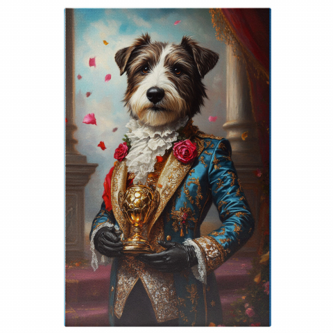 Sport -  Tablou Canvas Personalizat Print Regal Cu Premiu De Aur Și Trandafiri RozMarime 40x25CM