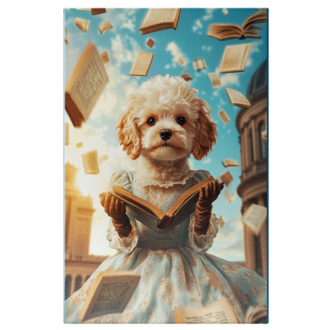 Hobby - Tablou Canvas Personalizat Prințesă Cu Cărți
Marime 40x25CM