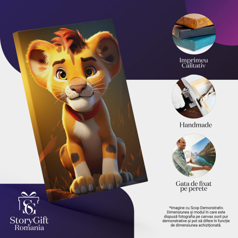 Tablou Canvas - Puiul Inflorind în Savana, Marime 40x25CM [1]