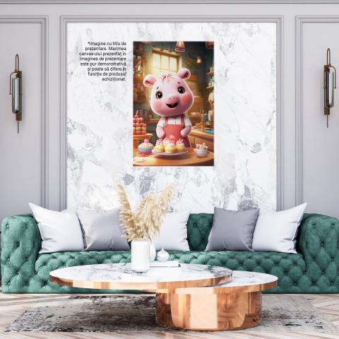 Purceluș și Deserturi - Pictură Digitală pentru Copii, Marime 40x25CM [3]