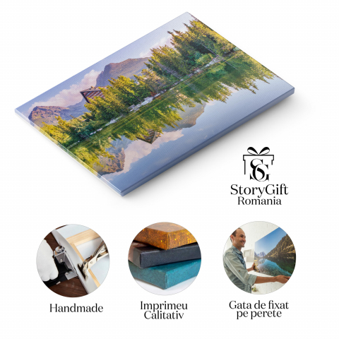 Răsărit de Soare în Mijlocul Naturii - Peisaj din Slovacia, Marime 40x25CM [1]