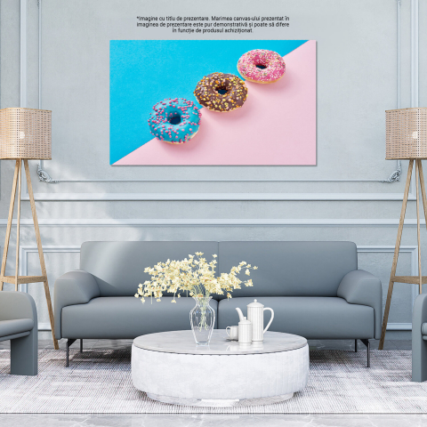 Răsfăț Culinar într-o Imagine Minimalistă: Delicii ce Încântă Simțurile, Marime 40x25CM [3]