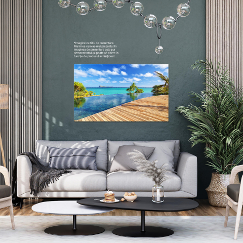 Relaxare de Lux la Piscina unui Resort din Insulele Maldive, Marime 40x25CM [3]