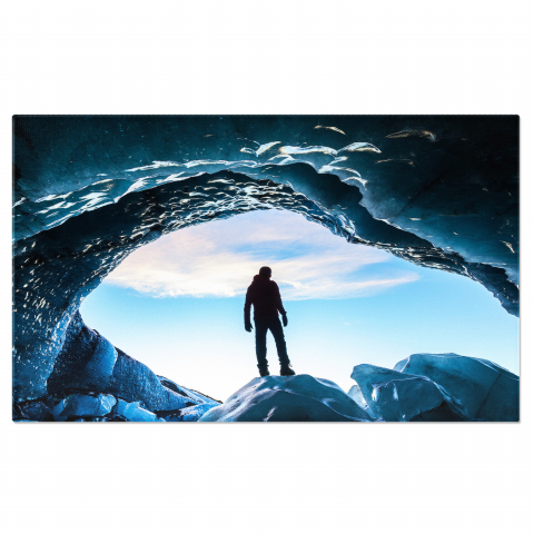 Munte - Tablou Canvas: Repararea Aerului Conditionat – Design Modern pentru Confort, Marime 40x25CM