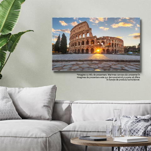 Tablou Canvas: Ruinele Romei - Bucurie pentru Calatori 40x25CM [2]