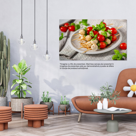 Salata Caprese: Aroma Mediteraneană cu Fresh, Busuioc și Mozzarella, Marime 40x25CM [2]