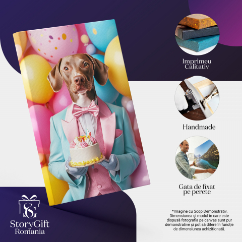  Tablou Canvas Personalizat Cu Tort Colorat Și Baloane Vibrante




Marime 40x25CM [3]