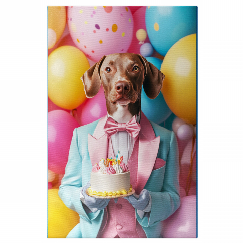 Sărbători -  Tablou Canvas Personalizat Cu Tort Colorat Și Baloane Vibrante




Marime 40x25CM