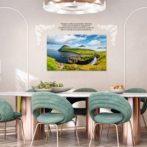 Viață Rurală în Insulele Feroe - Simplitatea Naturii, Marime 40x25CM [3]