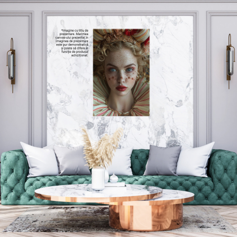 Lady Seductivă cu Pistrui și Pălărie, Marime 40x25CM [2]