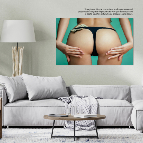 Tablou Canvas Sensualitate și Frumusețe: Detalii Lingerie, Marime 40x25CM [2]