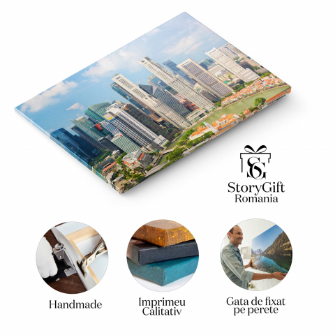 Singapore Urban: Arhitectură și Zgârie-Nori, Marime 40x25CM [1]