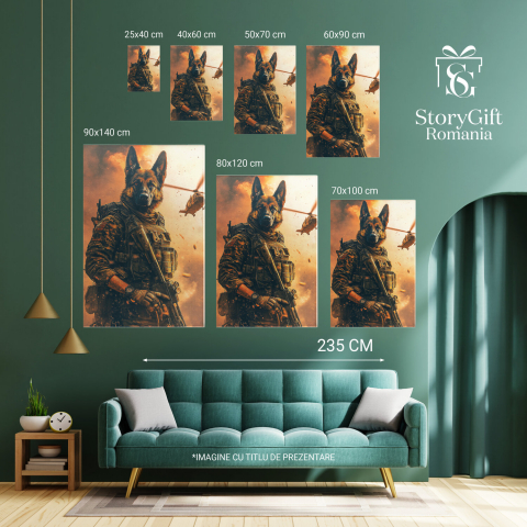 Tablou Canvas Personalizat Soldat În Armata
Marime 40x25CM [5]