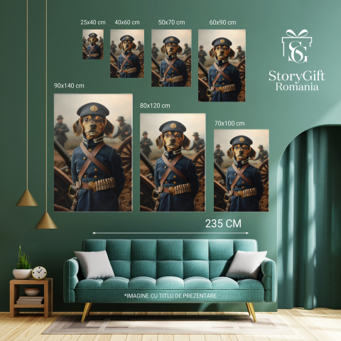 Tablou Canvas Personalizat Soldat Pe Front De Război
Marime 40x25CM [5]