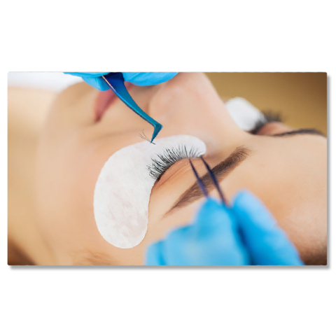 Meserii - Tablou Canvas Specialist in Extensii de Gene Frumusete, Gene, Extensii, Machiaj, Wellness 1252 40x25CM