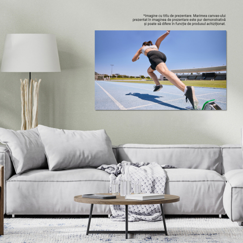 Tablou Canvas Start în Cursă: Alergători în Antrenament, Marime 40x25CM [2]
