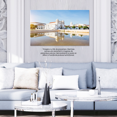 Staunea Veche Lagos din Portugalia – Biserica Albă și Clădiri Istorice, Marime 40x25CM [2]