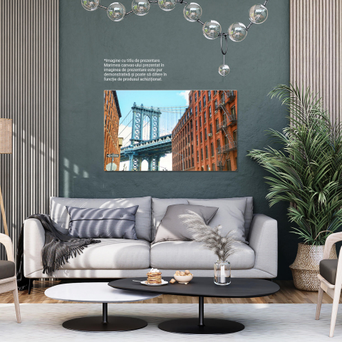 Tablou Canvas: Strada din DUMBO - Urbanism la Apus, Marime 40x25CM [3]