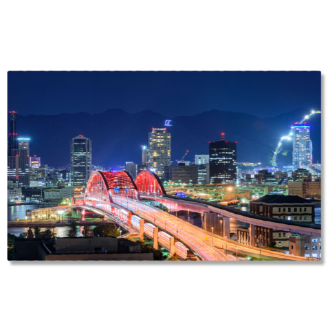 Oraș - Tablou Canvas - Strazile Aglomerate ale Asiei: O Perspectiva Urbana 40x25CM
