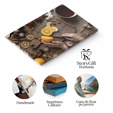 Taierea Mărului pentru Băutură: Aromă și Relaxare, Marime 40x25CM [1]