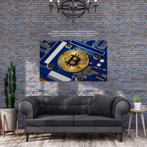 Tehnologia Criptomonedelor: Bitcoin și Plăci de Bază Electronice, Marime 40x25CM [3]
