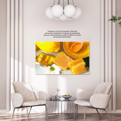Tablou Canvas: Terapie cu Arome - Revigorare cu Ghimbir și Miere, Marime 40x25CM [3]