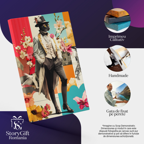 Tinuta Elegantă cu Jupon Alb și Pălărie cu Pană și FluturiMarime 40x25CM [3]