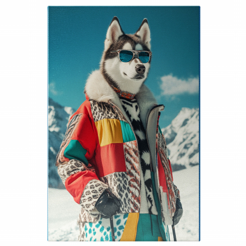 Natură - Tablou Canvas Personalizat Ținută Modernă Abstractă pe Pârtia de Schi
Marime 40x25CM