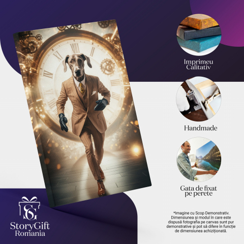 Tablou Canvas Personalizat - Animal în Costum Office cu Cravată Galbenă





Marime 70x50CM [3]