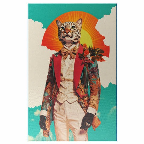 Abstract - Marchiz Regal cu Papion Galben și Detalii Aurii




Marime 40x25CM