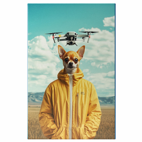 Hobby - Tablou Canvas Personalizat Ținută Stradală Modernă cu Drona în Zbor
Marime 40x25CM