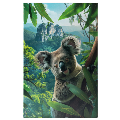 Animale - Ursul Coala în Libertate Sălbatică, Marime 40x25CM