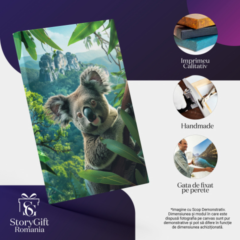 Ursul Coala în Libertate Sălbatică, Marime 40x25CM [1]